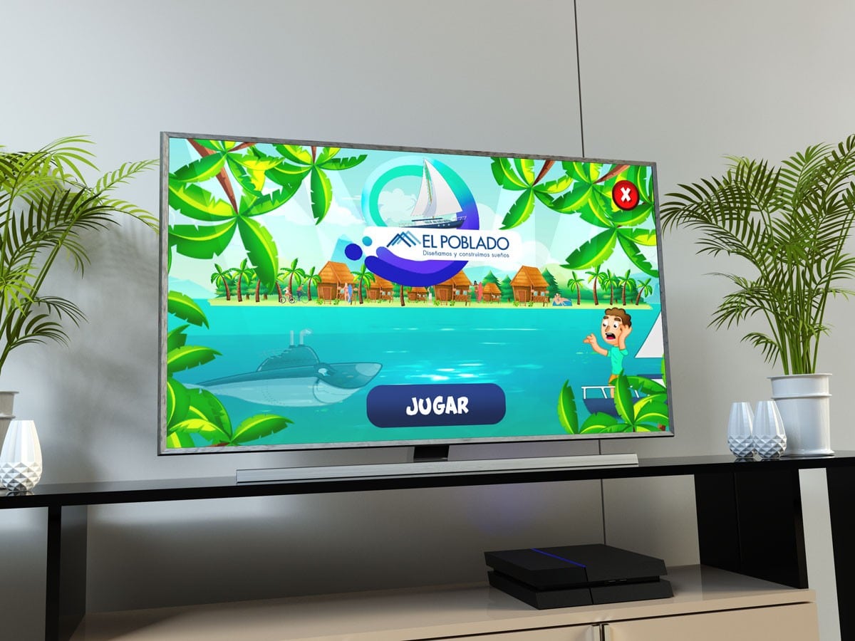 mock up juego poblado