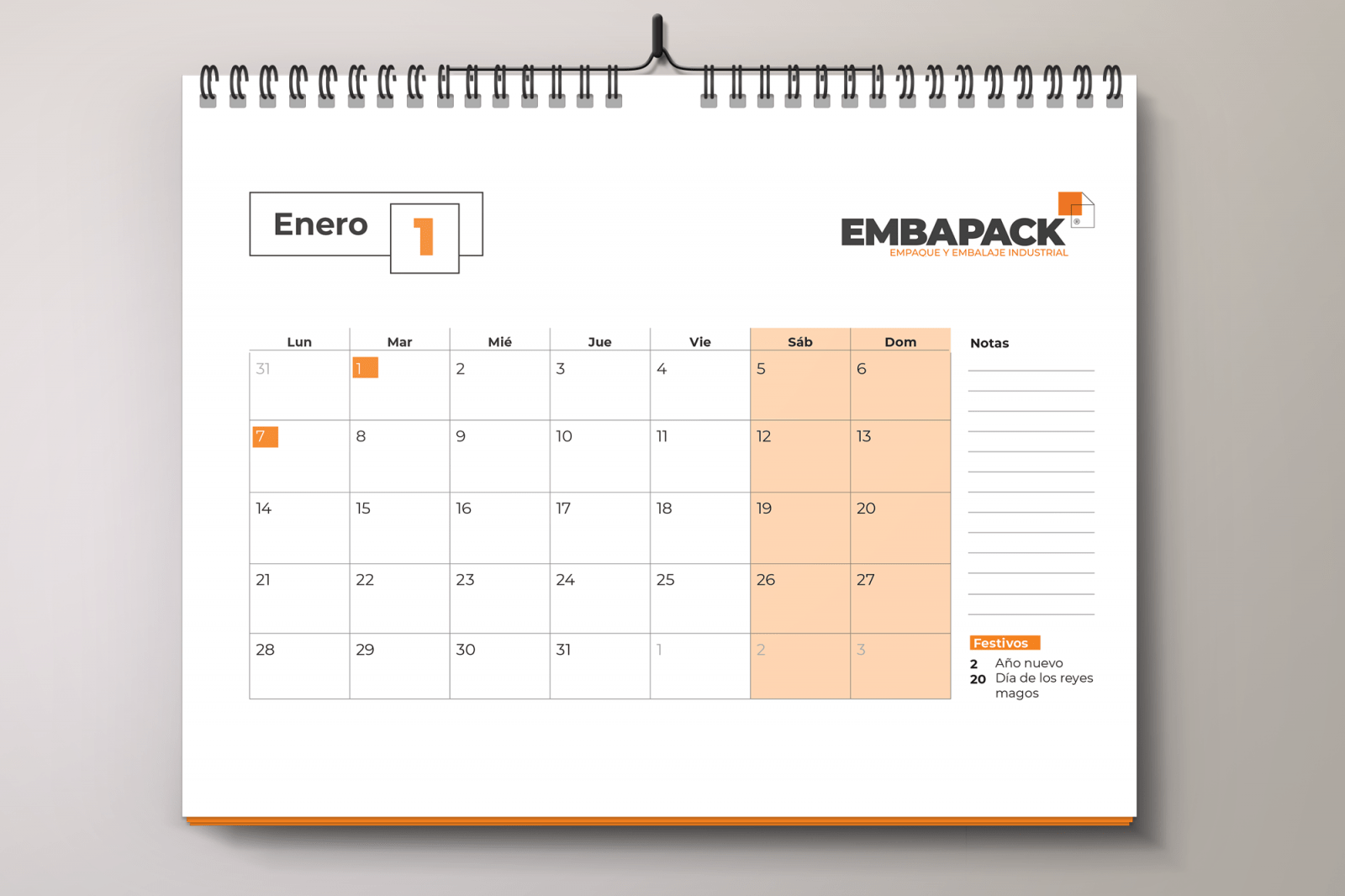 calendario embapack